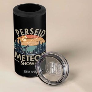 Perseid Meteor Shower 4 in 1 Can Cooler Tumbler Vintage Astronomy Lover