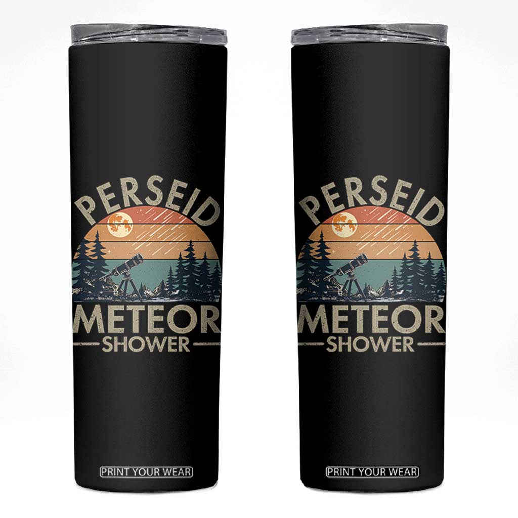 Perseid Meteor Shower Skinny Tumbler Vintage Astronomy Lover