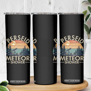 Perseid Meteor Shower Skinny Tumbler Vintage Astronomy Lover
