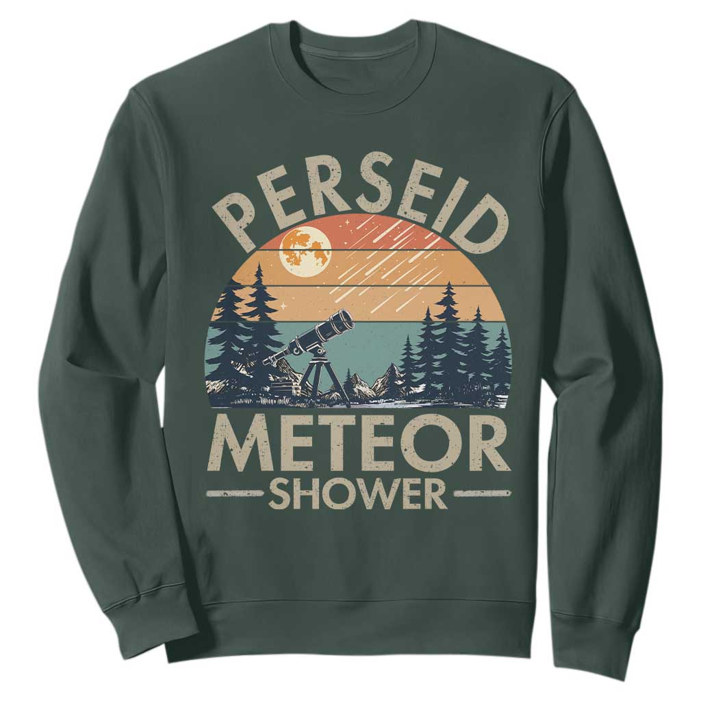 Perseid Meteor Shower Sweatshirt Vintage Astronomy Lover