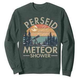 Perseid Meteor Shower Sweatshirt Vintage Astronomy Lover