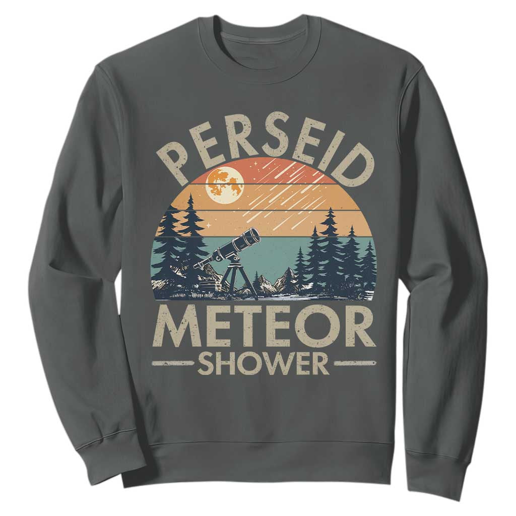 Perseid Meteor Shower Sweatshirt Vintage Astronomy Lover