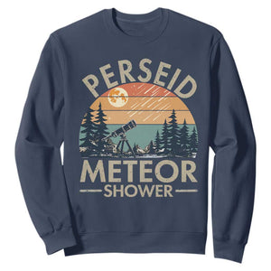 Perseid Meteor Shower Sweatshirt Vintage Astronomy Lover