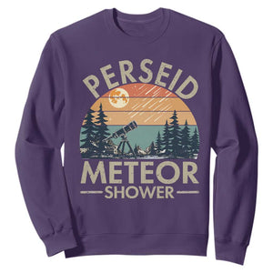 Perseid Meteor Shower Sweatshirt Vintage Astronomy Lover
