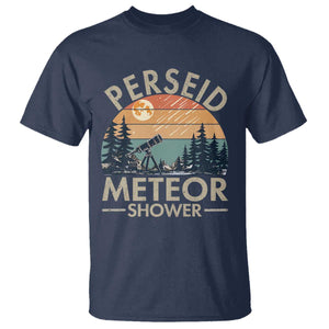 Perseid Meteor Shower T Shirt Vintage Astronomy Lover