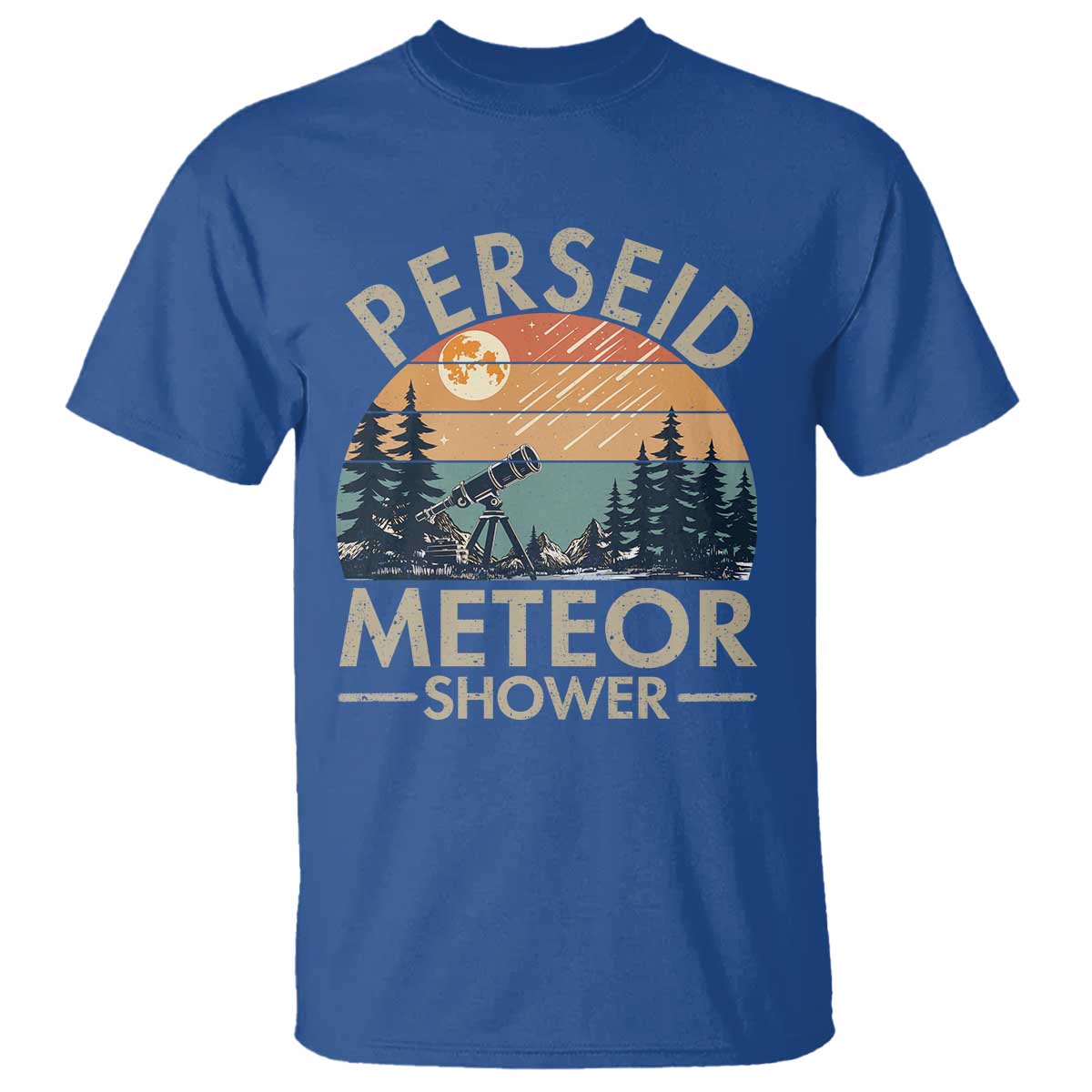Perseid Meteor Shower T Shirt Vintage Astronomy Lover