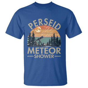 Perseid Meteor Shower T Shirt Vintage Astronomy Lover