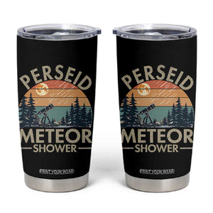 Perseid Meteor Shower Tumbler Cup Vintage Astronomy Lover