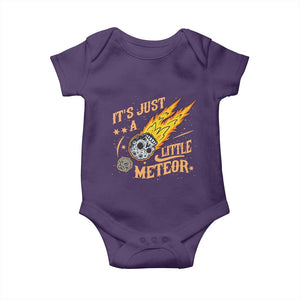 Funny Skull Meteorite Baby Onesie Just A Little Meteor