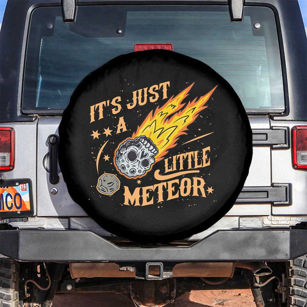 Funny Skull Meteorite Spare Tire Cover Just A Little Meteor TS12 No hole Black Print Your Wear