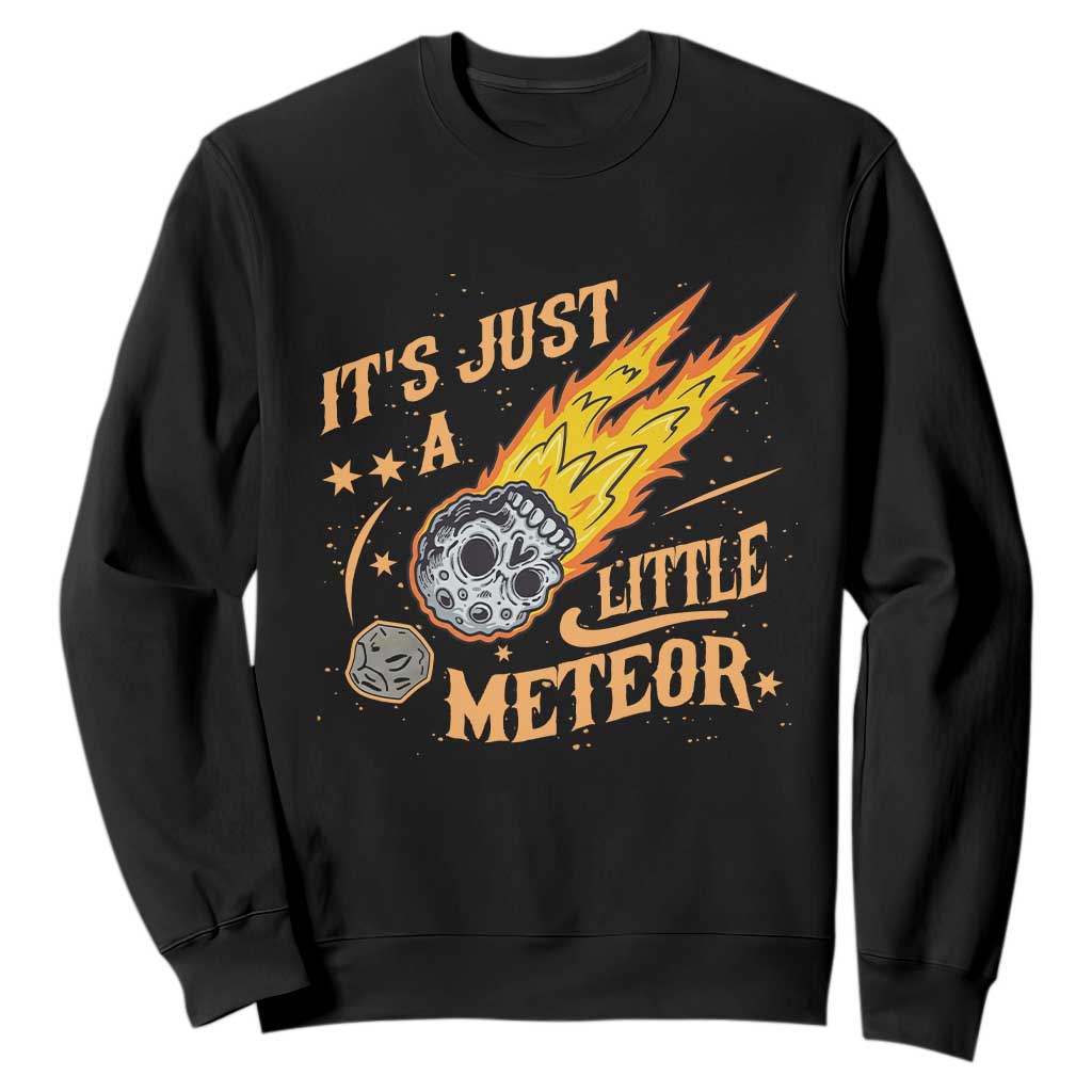 Funny Skull Meteorite Sweatshirt Just A Little Meteor