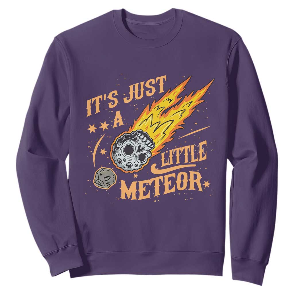 Funny Skull Meteorite Sweatshirt Just A Little Meteor