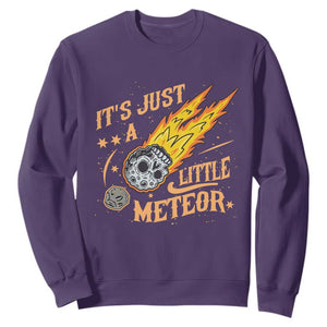 Funny Skull Meteorite Sweatshirt Just A Little Meteor