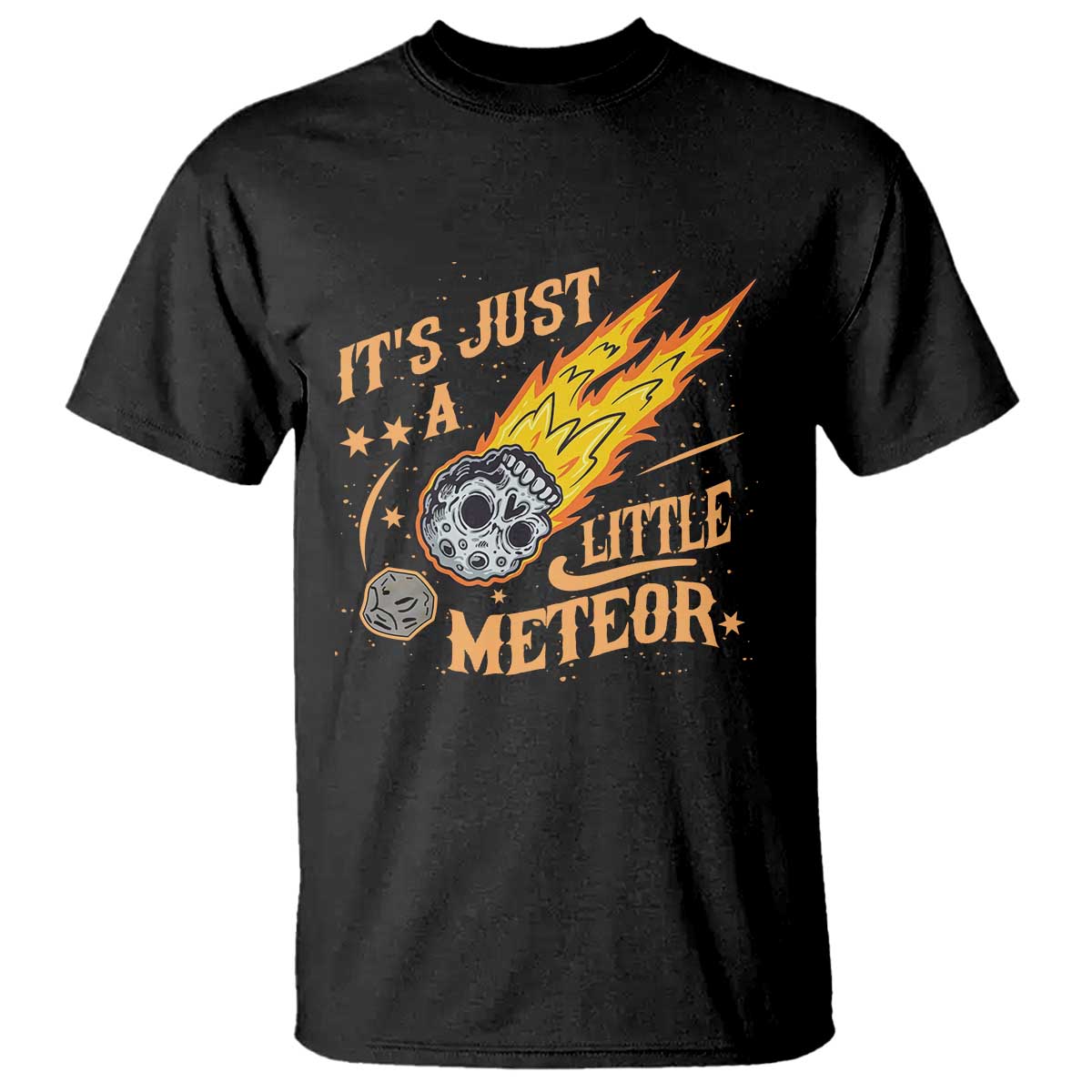 Funny Skull Meteorite T Shirt Just A Little Meteor