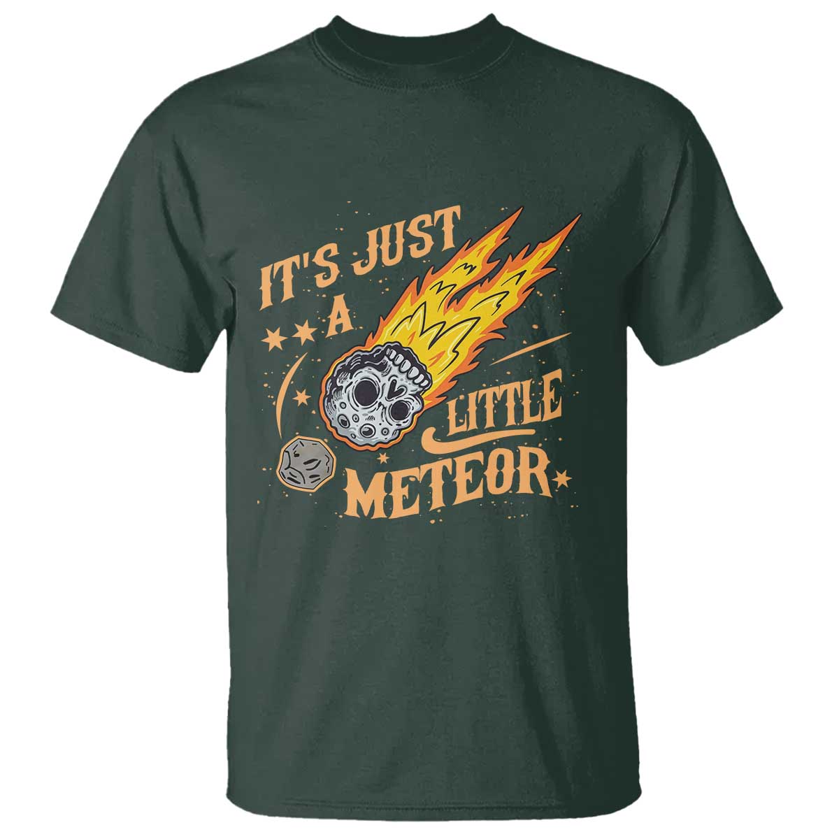 Funny Skull Meteorite T Shirt Just A Little Meteor