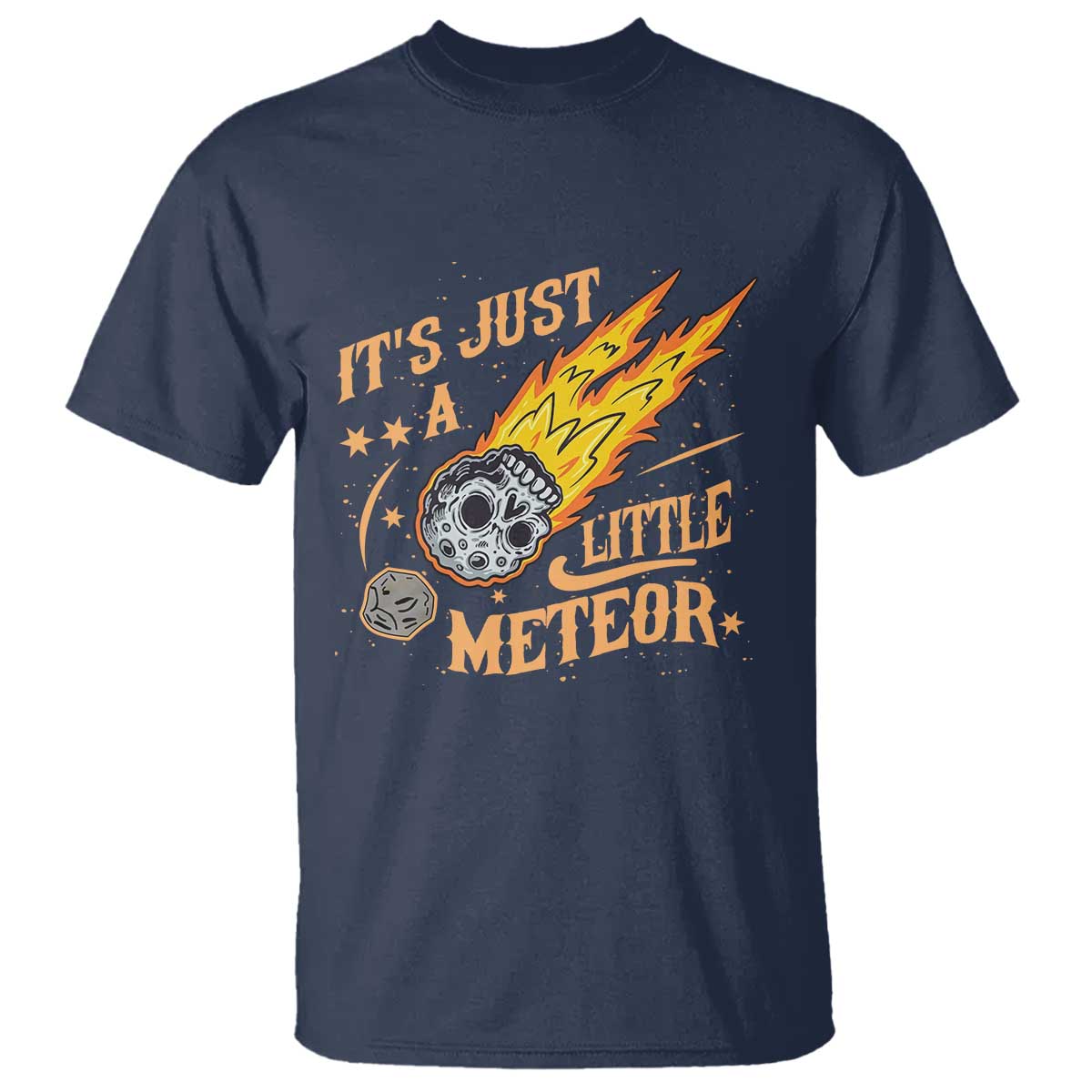 Funny Skull Meteorite T Shirt Just A Little Meteor