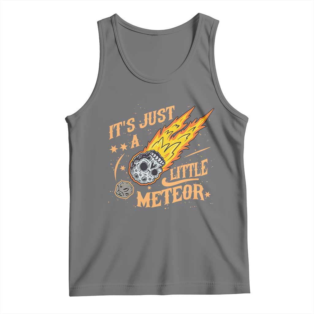 Funny Skull Meteorite Tank Top Just A Little Meteor