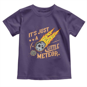 Funny Skull Meteorite Toddler T Shirt Just A Little Meteor
