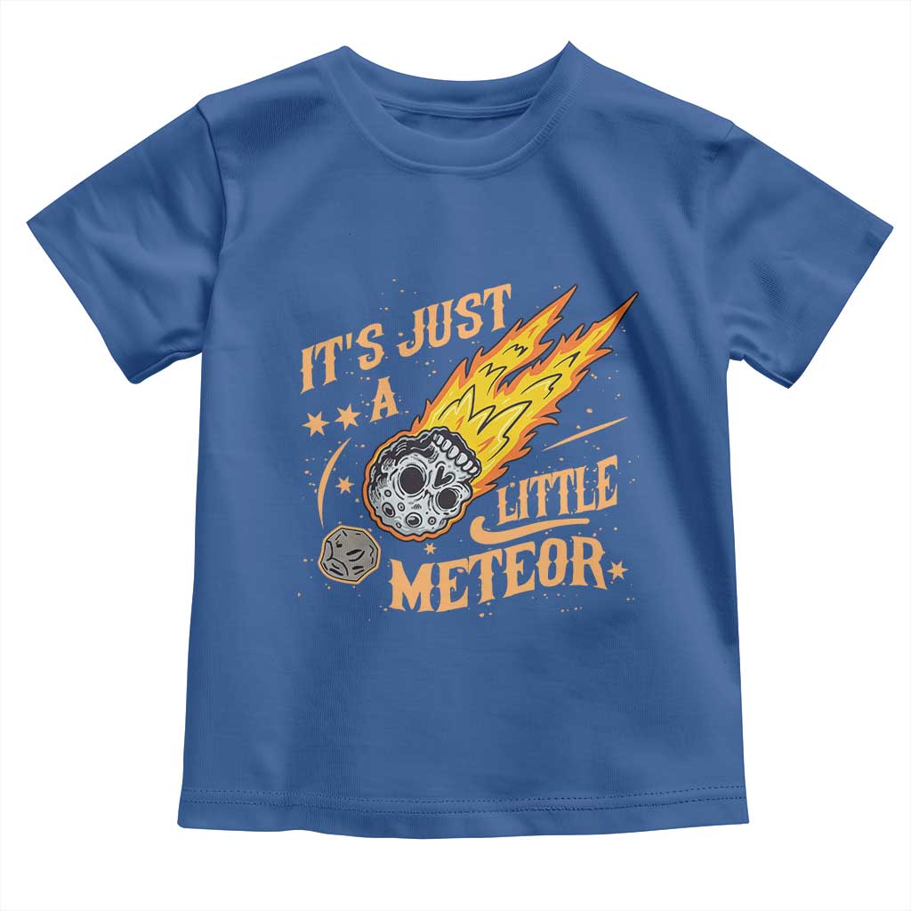 Funny Skull Meteorite Toddler T Shirt Just A Little Meteor