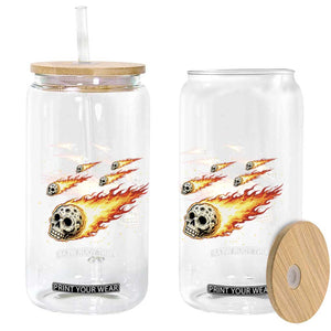 Skull Meteorite Glass Can Deep Space Asteroid Meteor Shower