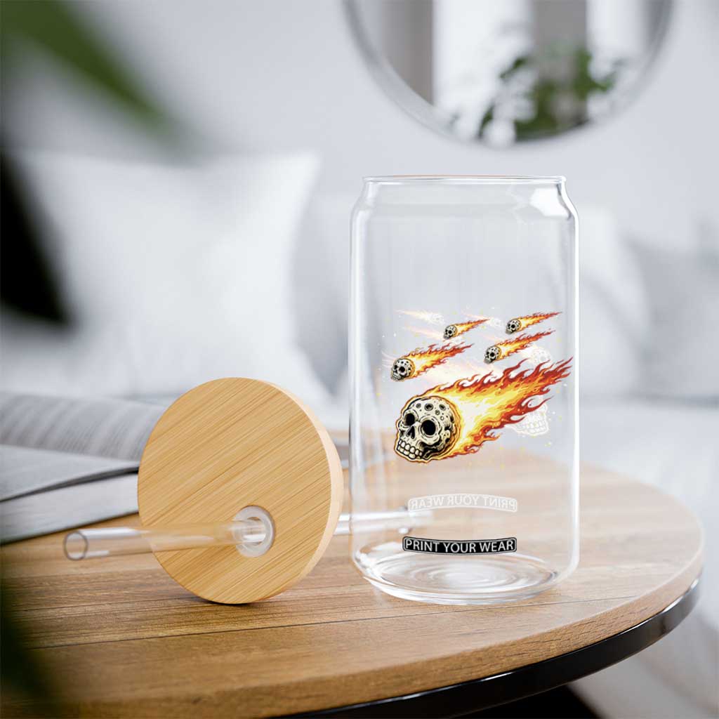 Skull Meteorite Glass Can Deep Space Asteroid Meteor Shower