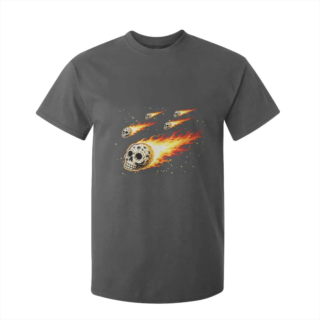 Skull Meteorite T Shirt For Kid Deep Space Asteroid Meteor Shower