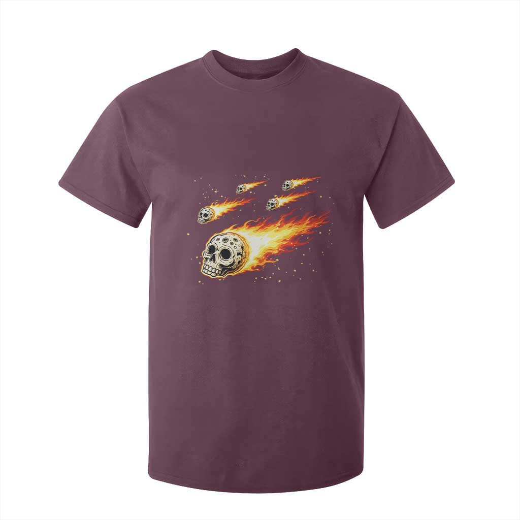 Skull Meteorite T Shirt For Kid Deep Space Asteroid Meteor Shower