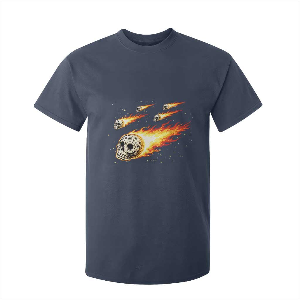 Skull Meteorite T Shirt For Kid Deep Space Asteroid Meteor Shower