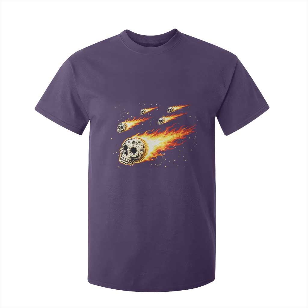 Skull Meteorite T Shirt For Kid Deep Space Asteroid Meteor Shower