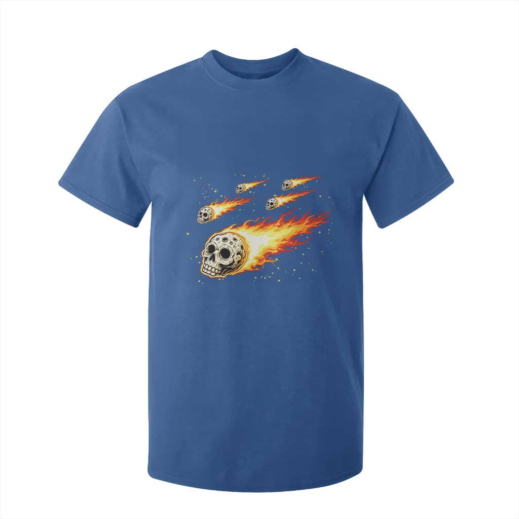 Skull Meteorite T Shirt For Kid Deep Space Asteroid Meteor Shower
