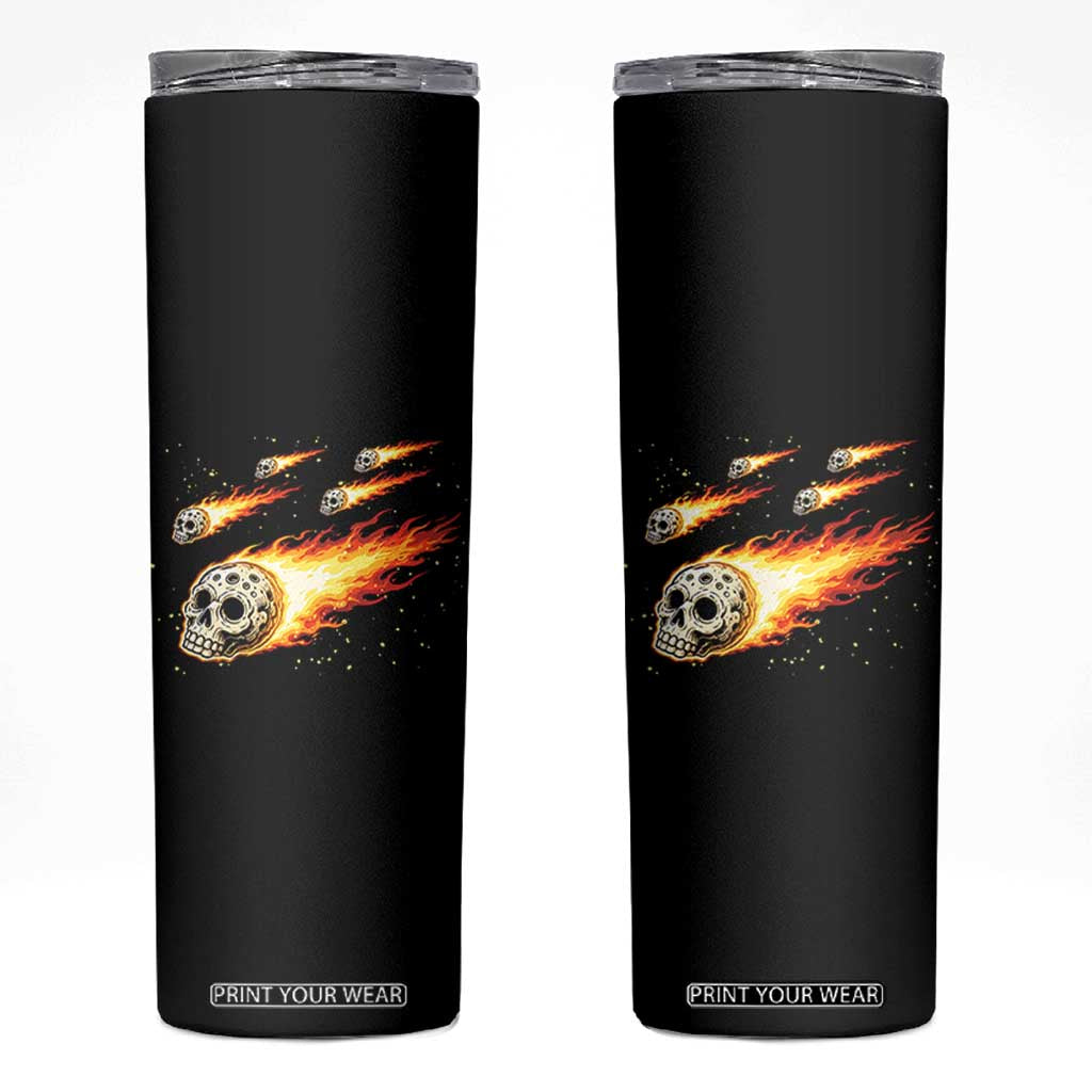 Skull Meteorite Skinny Tumbler Deep Space Asteroid Meteor Shower