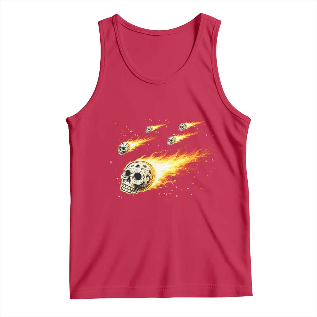 Skull Meteorite Tank Top Deep Space Asteroid Meteor Shower
