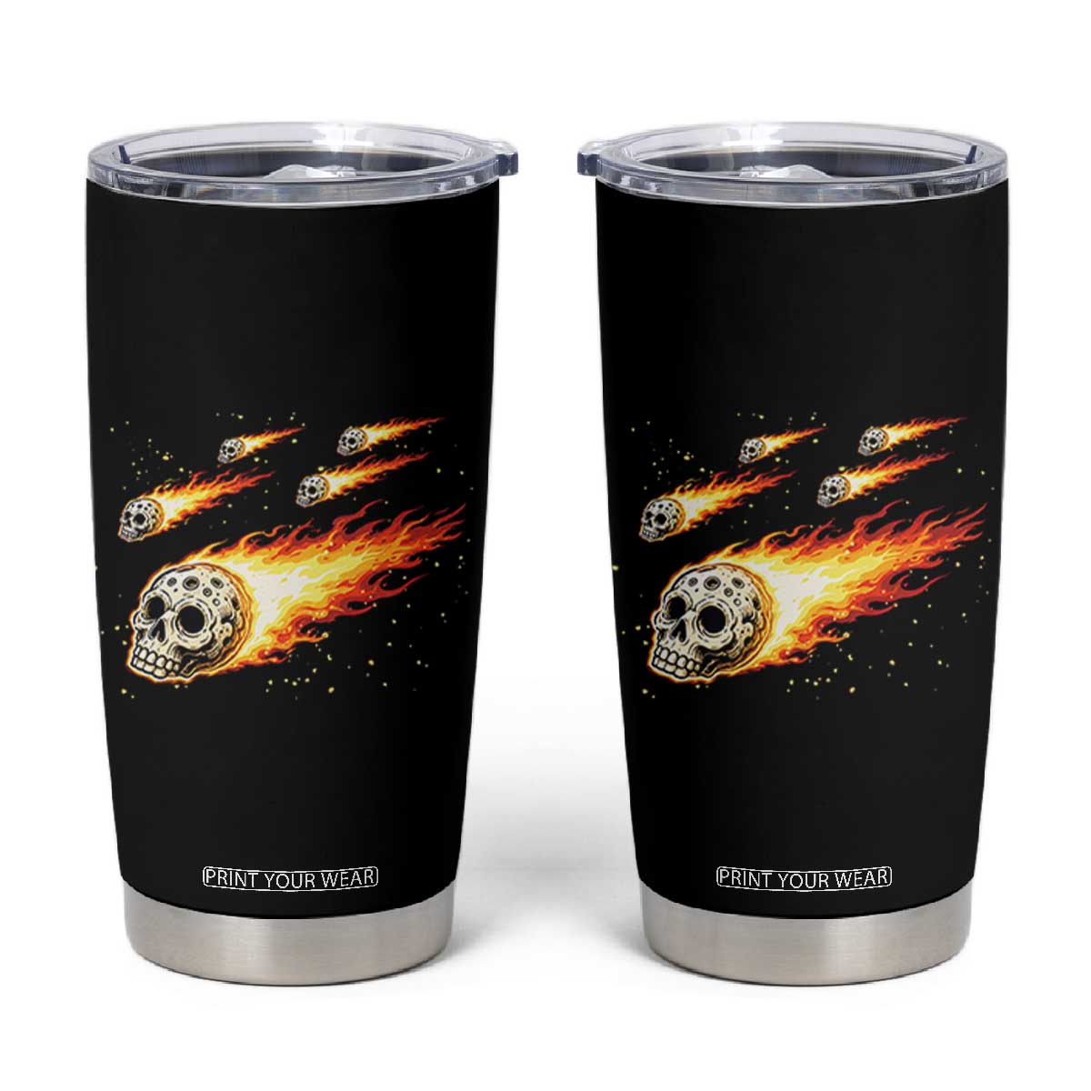 Skull Meteorite Tumbler Cup Deep Space Asteroid Meteor Shower