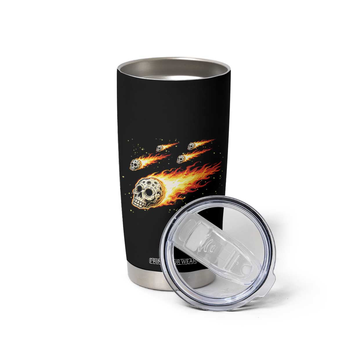 Skull Meteorite Tumbler Cup Deep Space Asteroid Meteor Shower