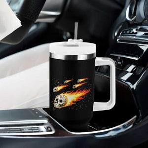 Skull Meteorite Tumbler With Handle Deep Space Asteroid Meteor Shower