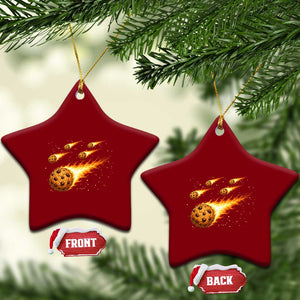 Cookie Meteor Shower Ceramic Ornament Funny Space Dessert