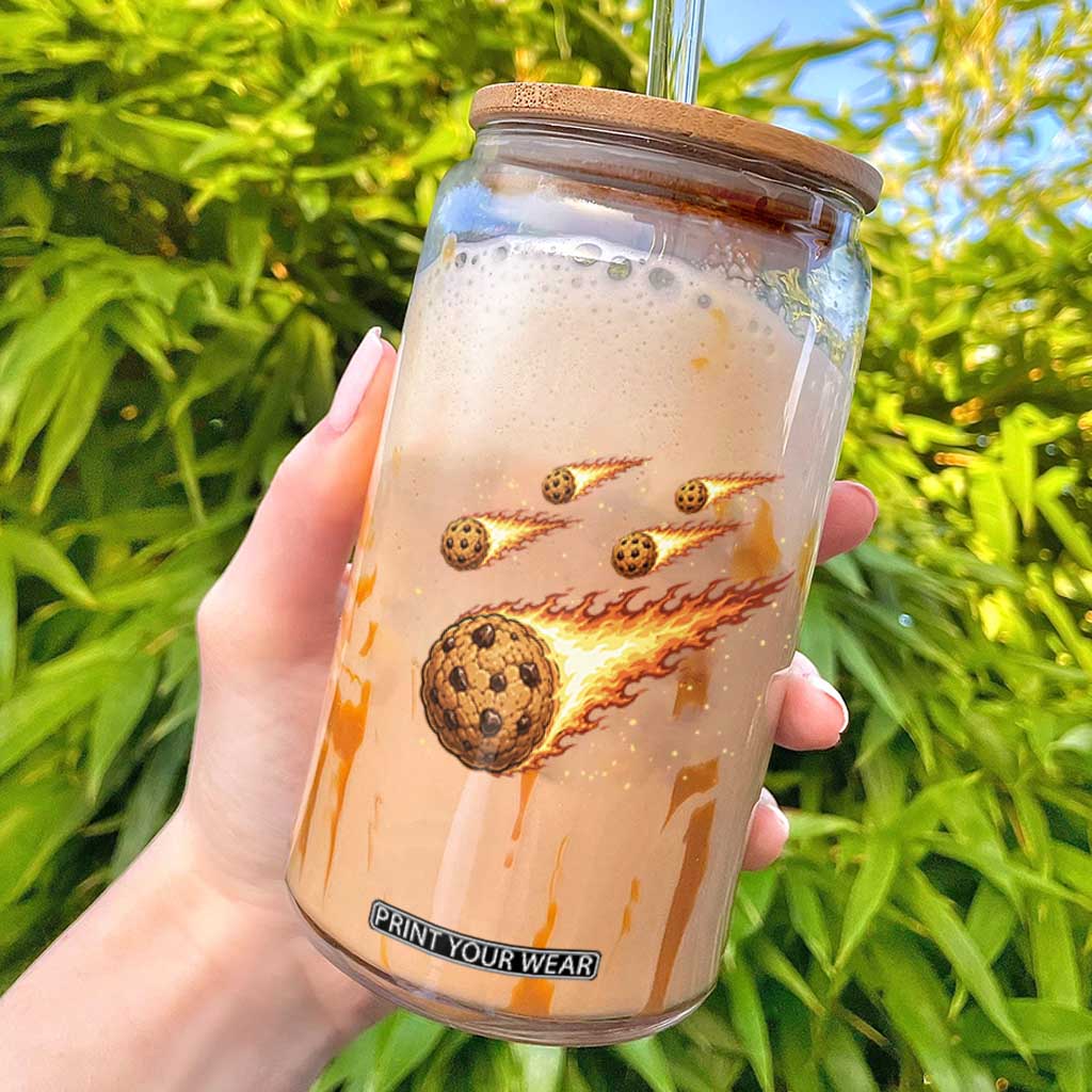 Cookie Meteor Shower Glass Can Funny Space Dessert
