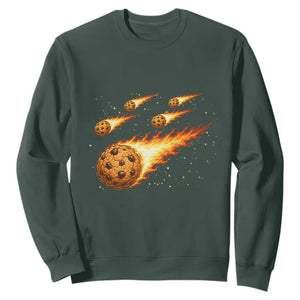 Cookie Meteor Shower Sweatshirt Funny Space Dessert