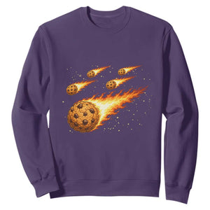 Cookie Meteor Shower Sweatshirt Funny Space Dessert