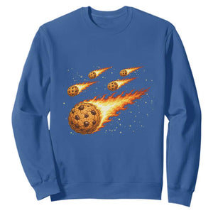 Cookie Meteor Shower Sweatshirt Funny Space Dessert