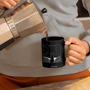 Meteor Shower Science Gift Coffee Mug Dog Watching Stars