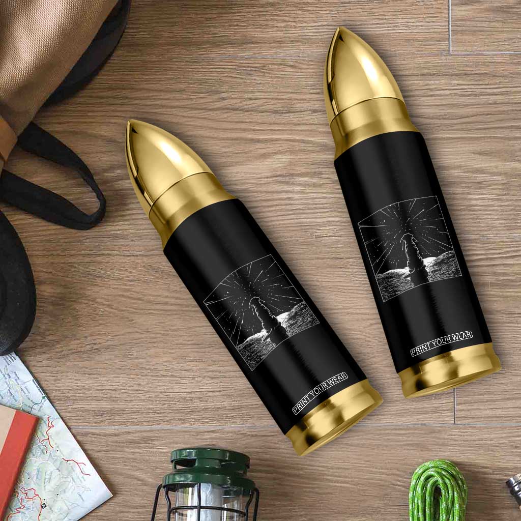 Meteor Shower Science Gift Bullet Tumbler Dog Watching Stars