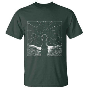 Meteor Shower Science Gift T Shirt Dog Watching Stars