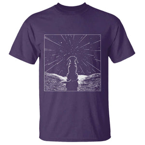 Meteor Shower Science Gift T Shirt Dog Watching Stars