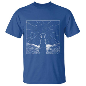 Meteor Shower Science Gift T Shirt Dog Watching Stars