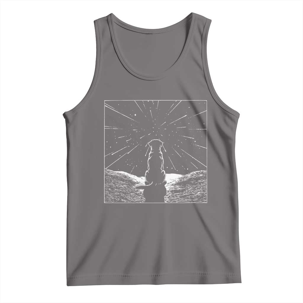 Meteor Shower Science Gift Tank Top Dog Watching Stars