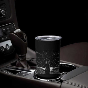Meteor Shower Science Gift Tumbler Cup Dog Watching Stars
