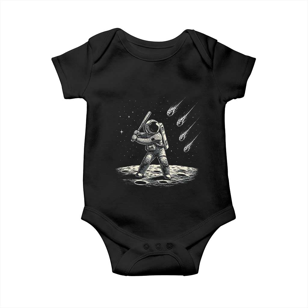 Funny Astronaut Smashing Meteors In Space Baby Onesie Astronomy Lover Gift
