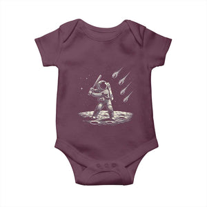 Funny Astronaut Smashing Meteors In Space Baby Onesie Astronomy Lover Gift