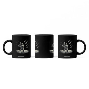 Funny Astronaut Smashing Meteors In Space Coffee Mug Astronomy Lover Gift